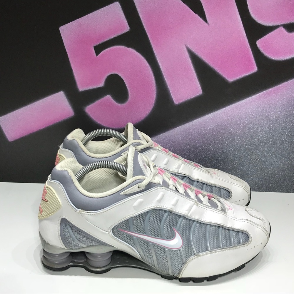 Nike Shox White Leather Trainers Women’s